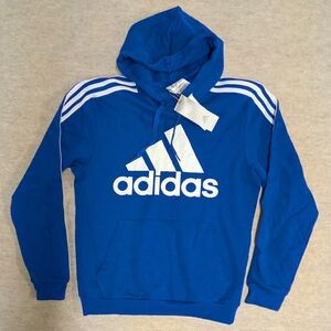 *NWT Classic Adidas Logo Men's Royal Blue Hoodie Sweatshirt 90s Y2K Size Medium